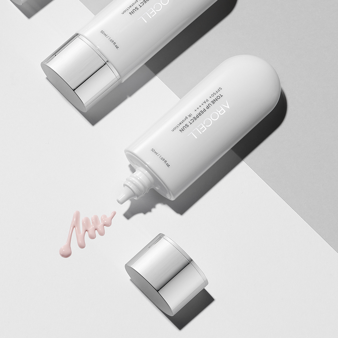 A daily SPF 50 100% mineral sunscreen that is soothing and lightweight. It is powerful enough to block 100% of UV Rays and with infrared ray blocking capabilities that are gentle on your skin, tone up perfect sun, arocellus