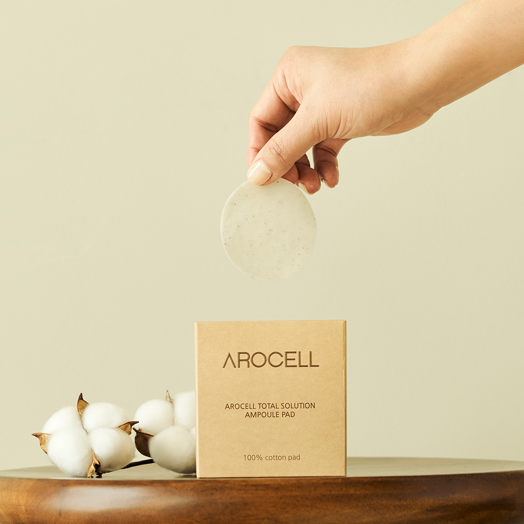  A highly-concentrated ampoule pad that contains Inca peanut seed oil and celtosome (known as a plant-based natural retinol) for vital and elastic skin, total solution ampoule pad, arocellus