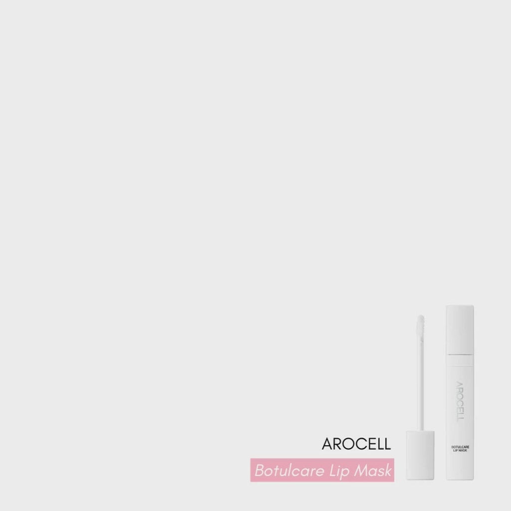 A lip mask that contains botulinum-derived ingredients to make lips moist and voluminous, botulcare lip mask, arocellus