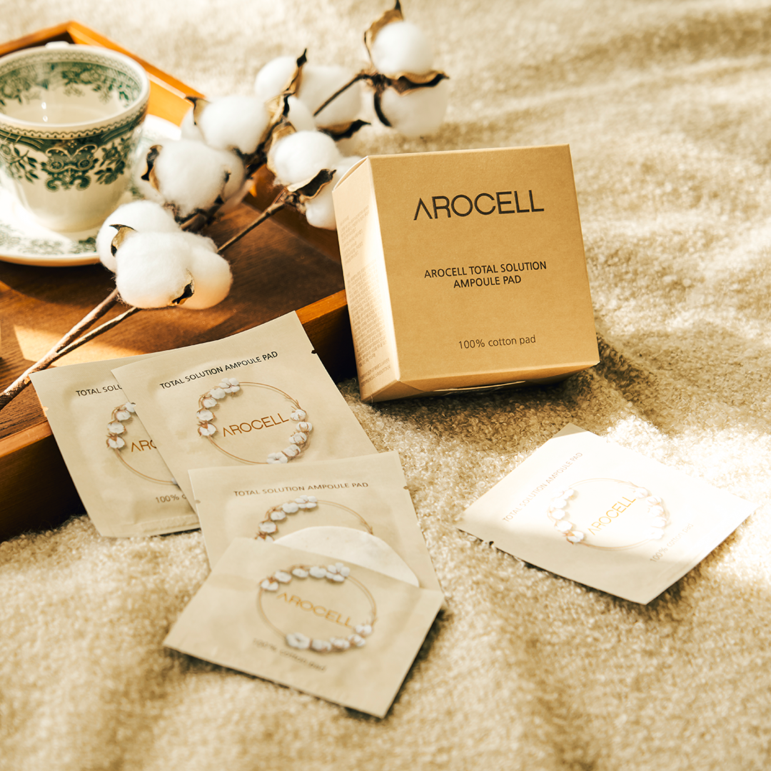  A highly-concentrated ampoule pad that contains Inca peanut seed oil and celtosome (known as a plant-based natural retinol) for vital and elastic skin, total solution ampoule pad, arocellus